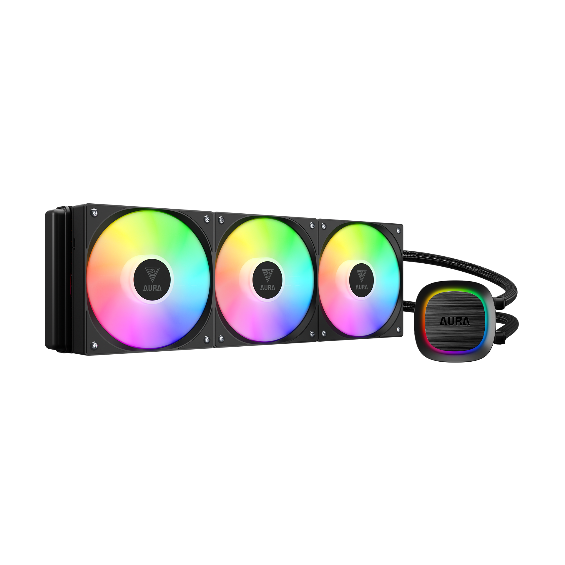 GAMDIAS AURA GL360 V2 ARGB Liquid Cooler - Black GAMDIAS AURA GL360 V2 ARGB Liquid Cooler - Black